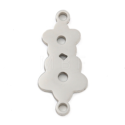 Non-Tarnish 304 Stainless Steel Connector Charms STAS-Z076-21P-1