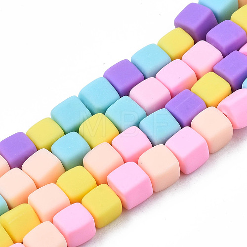 Handmade Polymer Clay Beads Strands CLAY-N008-060-04-1