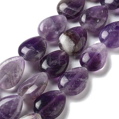 Natural Amethyst Beads Strands G-P528-L05-01-1
