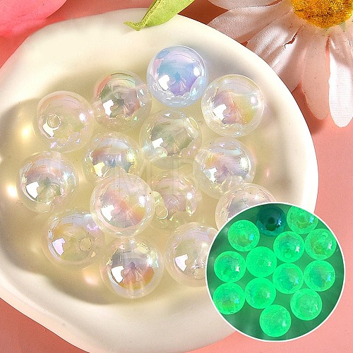 Luminous Transparent Resin Beads PW-WG54D39-01-1