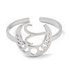 304 Stainless Steel Constellation Rings for Women RJEW-U024-01P-11-2