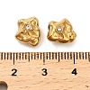 304 Stainless Steel Crystal Rhinestone Bead STAS-U047-03G-3