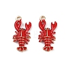 Brass Alloy Pendants X-KK-R226-15G-01-1