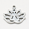 Tibetan Style Alloy Yoga Theme Pendants X-TIBE-S301-005AS-NR-2