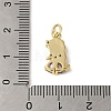 Brass Micro Pave Colorful Cubic Zirconia Glass Pendants X-KK-R162-026D-G-3