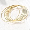 7Pcs 201 Stainless Steel Bangles for Women BJEW-Z151-04G-01-3