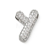 Brass Micro Pave Cubic Zirconia Pendants KK-A300-02P-Y-1