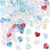 110Pcs 11 Colors Transparent Glass Beads GLAA-TA0004-41-3