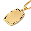 Word Tag 201 Stainless Steel Pendant Necklace with Iron Box Chains NJEW-D048-02G-3