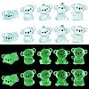 40Pcs 8 Styles Luminous 
Koala Miniature Ornaments DJEW-CJZ0001-005-1
