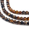 Natural Tiger Eye Beads Strands X-G-C127-A06-06-3