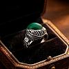 Zinc Alloy Resin Finger Rings for Women UQ0861-7-1