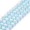 Electroplate Glass Beads Strands LS-EGLA-A044-P8mm-B06-1