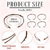 20Pcs Waxed Polyester Cord Bracelet Making AJEW-TAC00100-3
