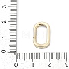 Brass Micro Pave Cubic Zirconia Spring Gate Rings KK-U062-49G-3