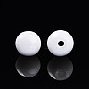 Opaque Solid Color Glass Beads X1-GLAA-N007-6mm-A02-2