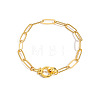 Brass Cable Chains Bracelets for Women FS-WGC8AF4-06-1
