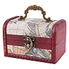 Vintage Wooden Jewelry Boxes AJEW-CL0005-45A-1