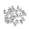 Tibetan Style Alloy Rabbit Pendants TIBEP-1437-AS-LF-2