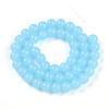 Imitation Jade Glass Beads Strands GLAA-T032-J8mm-04-2