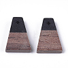 Resin & Wood Pendants X-RESI-S358-52J-2