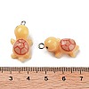 Opaque Resin Pendants RESI-N039-84A-3