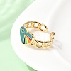 Brass Cuff Open Rings RJEW-C164-01B-G-3