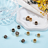 16Pcs 2 Colors Brass European Beads KK-ME0004-18-4
