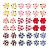 135Pcs 9 Colors Rose Flower Resin Cabochons MRMJ-TA0001-50-2
