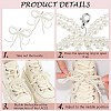 Plastic Imitation Pearl Shoe Charms AJEW-CP0006-58-5