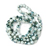 Electroplate Glass Beads Strands EGLA-K061-06A-HP01-2