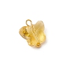 7Pcs Glass Butterfly Charms PALLOY-JF03227-03-4