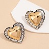 Alloy Stud Earrings for Women WG25DEF-01-2