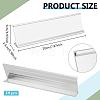 10Pcs Aluminum L-Shaped Table Card Display Frame ODIS-BC0001-42B-2
