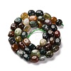 Natural Indian Agate Beads Strands G-G146-A32-01-3