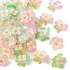 50Pcs 5 Colors Acrylic Charms PALLOY-YW00127-2