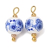 Handmade Porcelain Pendants PR-CBA8966-06G-1