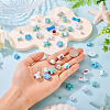 42Pcs 21 Styles Handmade Porcelain Beads PORC-TA0001-45-7