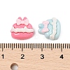 Opaque Resin Cabochons CRES-M037-08A-4