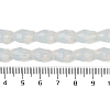 Electroplate Imitation Jade Glass Beads Strands EGLA-N013-J10mm-D02-4