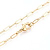 Brass Paperclip Chains MAK-S072-10B-G-2