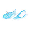 Sea Animal Theme Transparent Resin Pendants LS-RESI-D071-04A-3