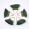 Polycotton(Polyester Cotton) Tassel Charms Decorations FIND-S302-10H-1