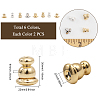 40Pcs 4 Style Brass Bullet Ear Nuts KK-CA0002-21-2