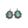 Synthetic Turquoise Pendants PW-WG50367-01-1