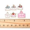 35Pcs Alloy Enamel Pendants ENAM-FS0002-72-5