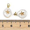 Natural Keshi Pearl Pendants STAS-Z136-01G-02-3
