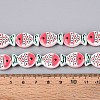 Dyed & Heated Glass Enamel Beads GLAA-T023-45E-4