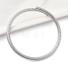 304 Stainless Steel Spring Bangles for Women BJEW-Z086-01P-01-3