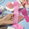 3 Rolls Polyester Raw Edges Ribbons SRIB-TAC0002-26A-7